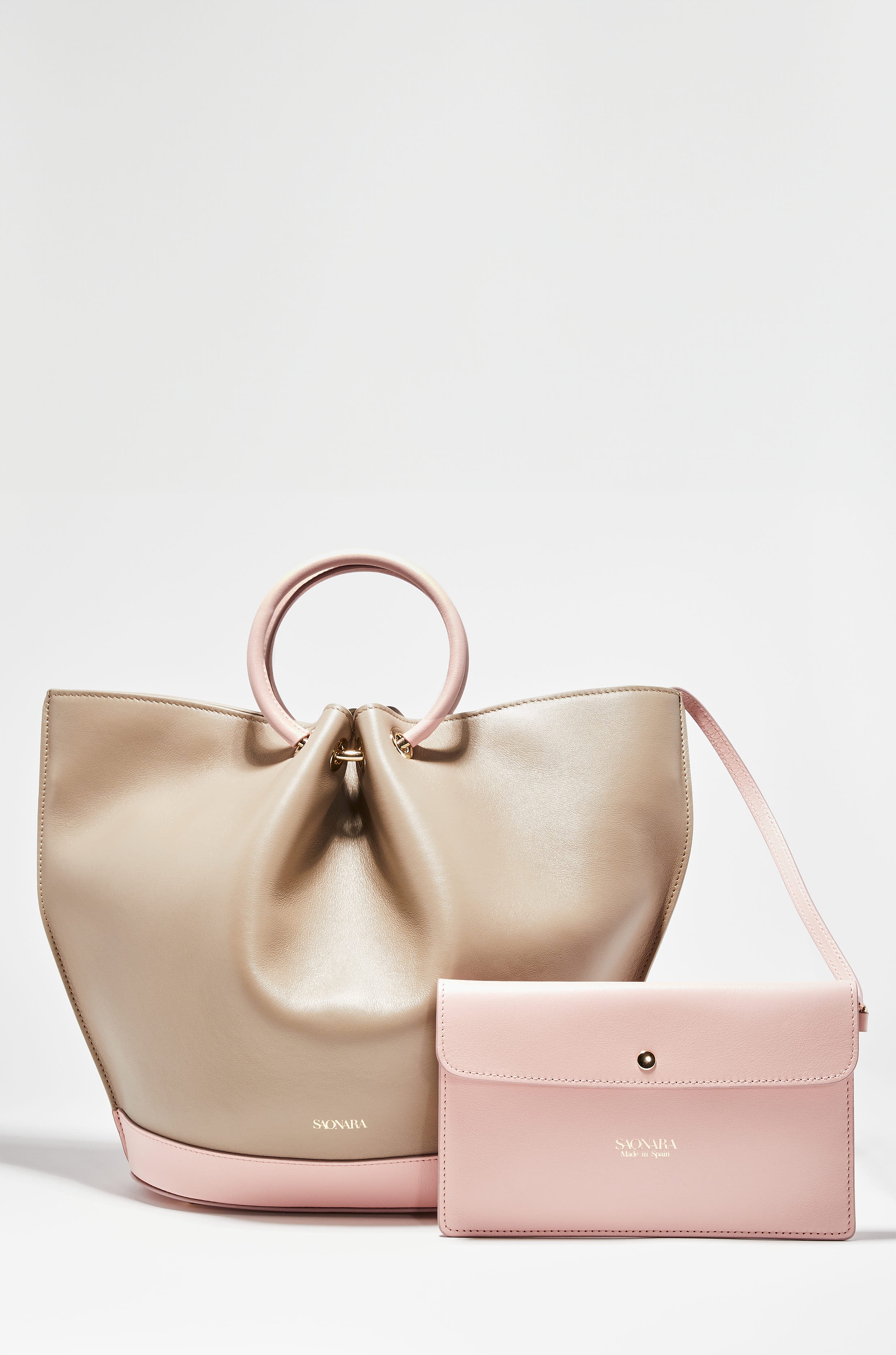 CAPAZO TAUPE/PEONY LEATHER