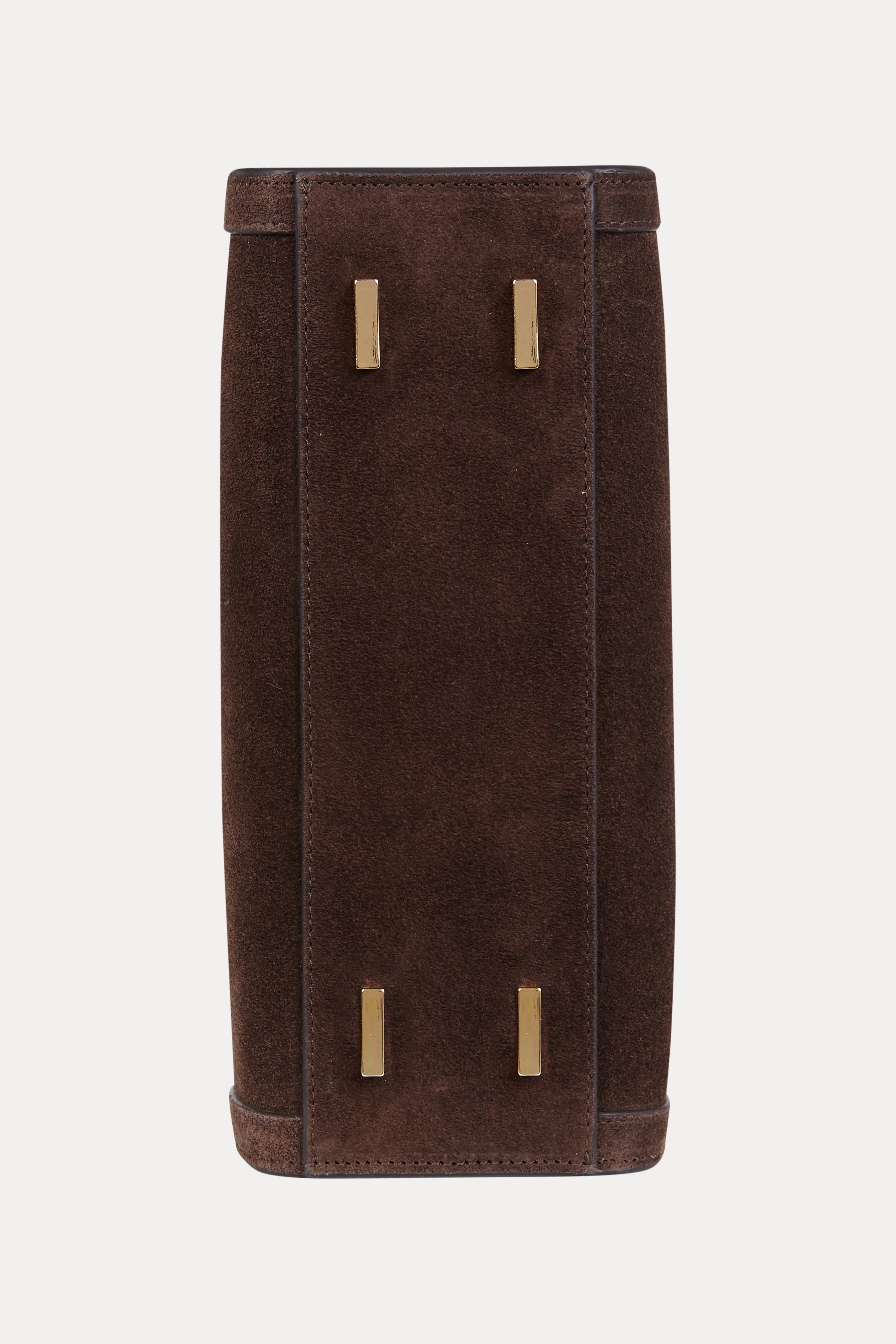 SAONARA MINI SHOPPING BAG CHOCOLATE SUEDE