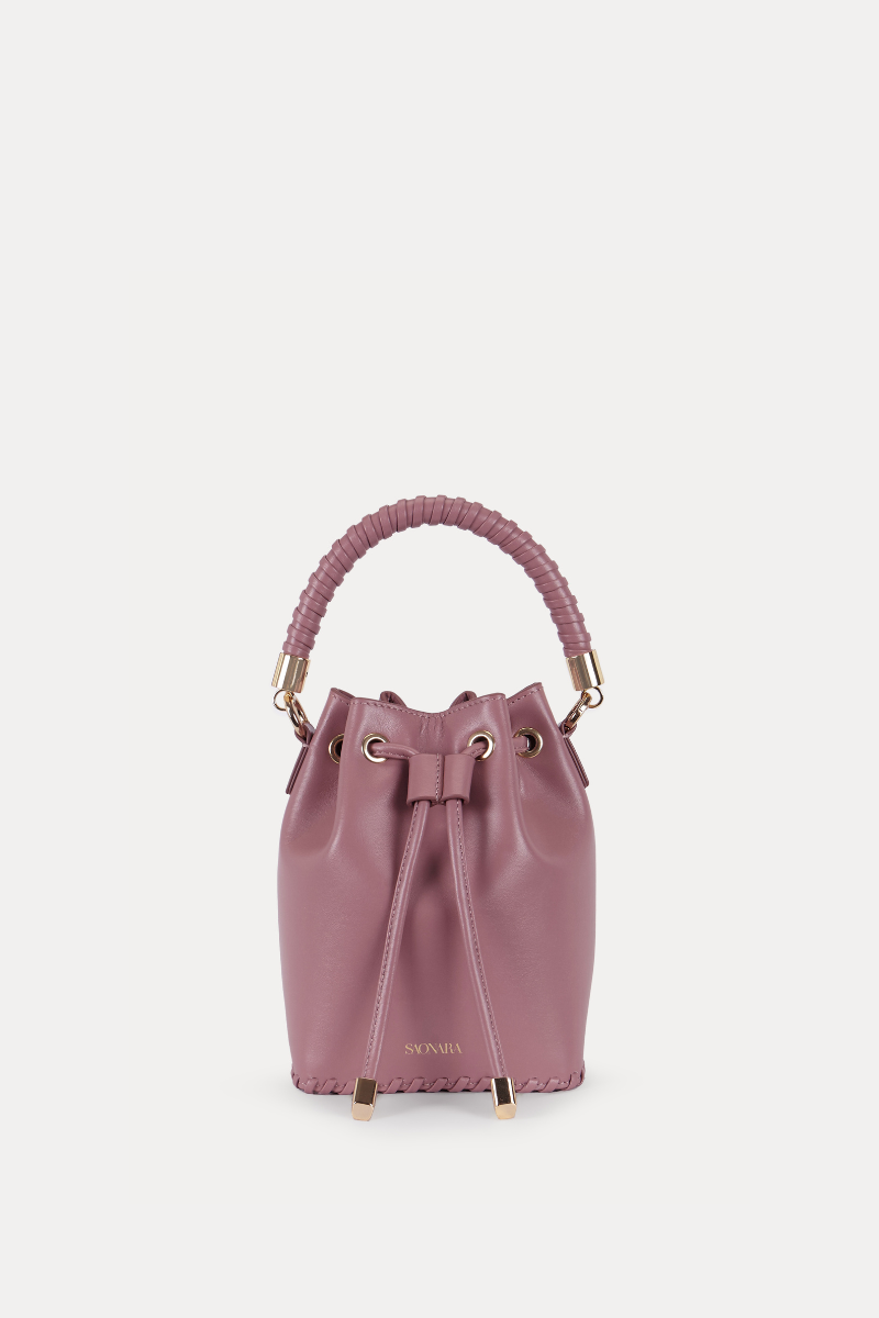 Mini Bucket Bag Rosae Leather