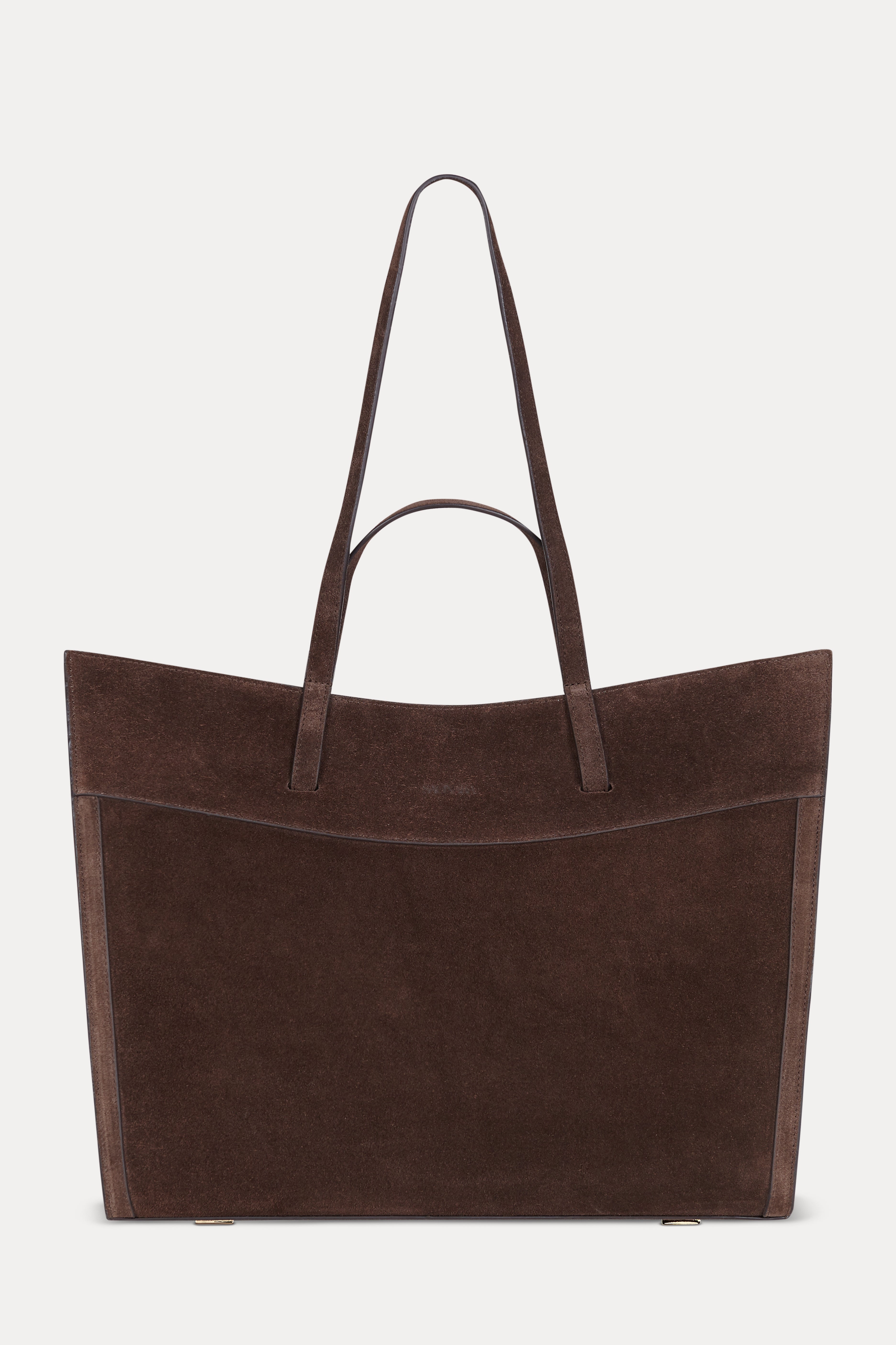 Shopping Bag Chocolat Suede