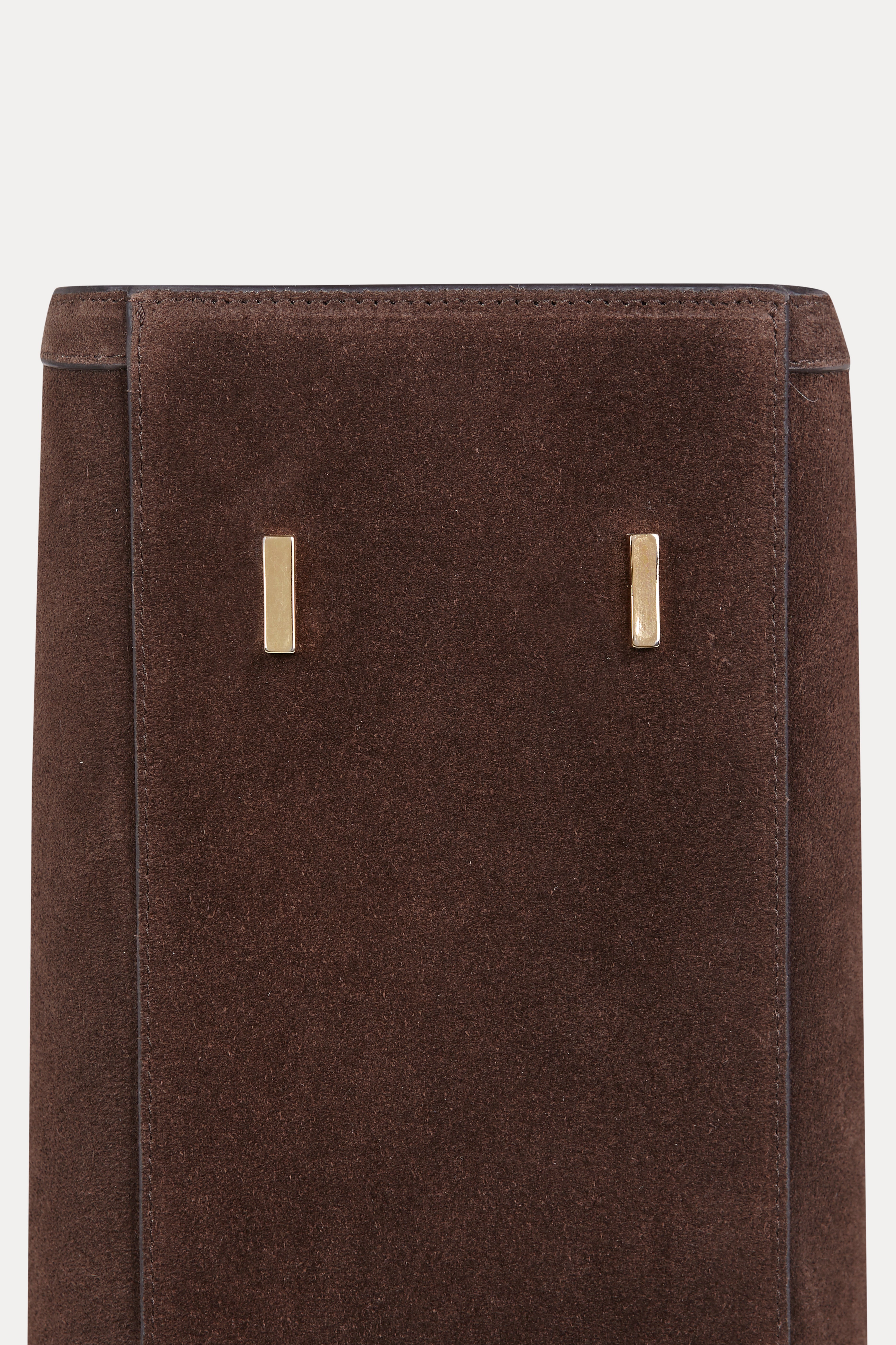 Shopping Bag Chocolat Suede