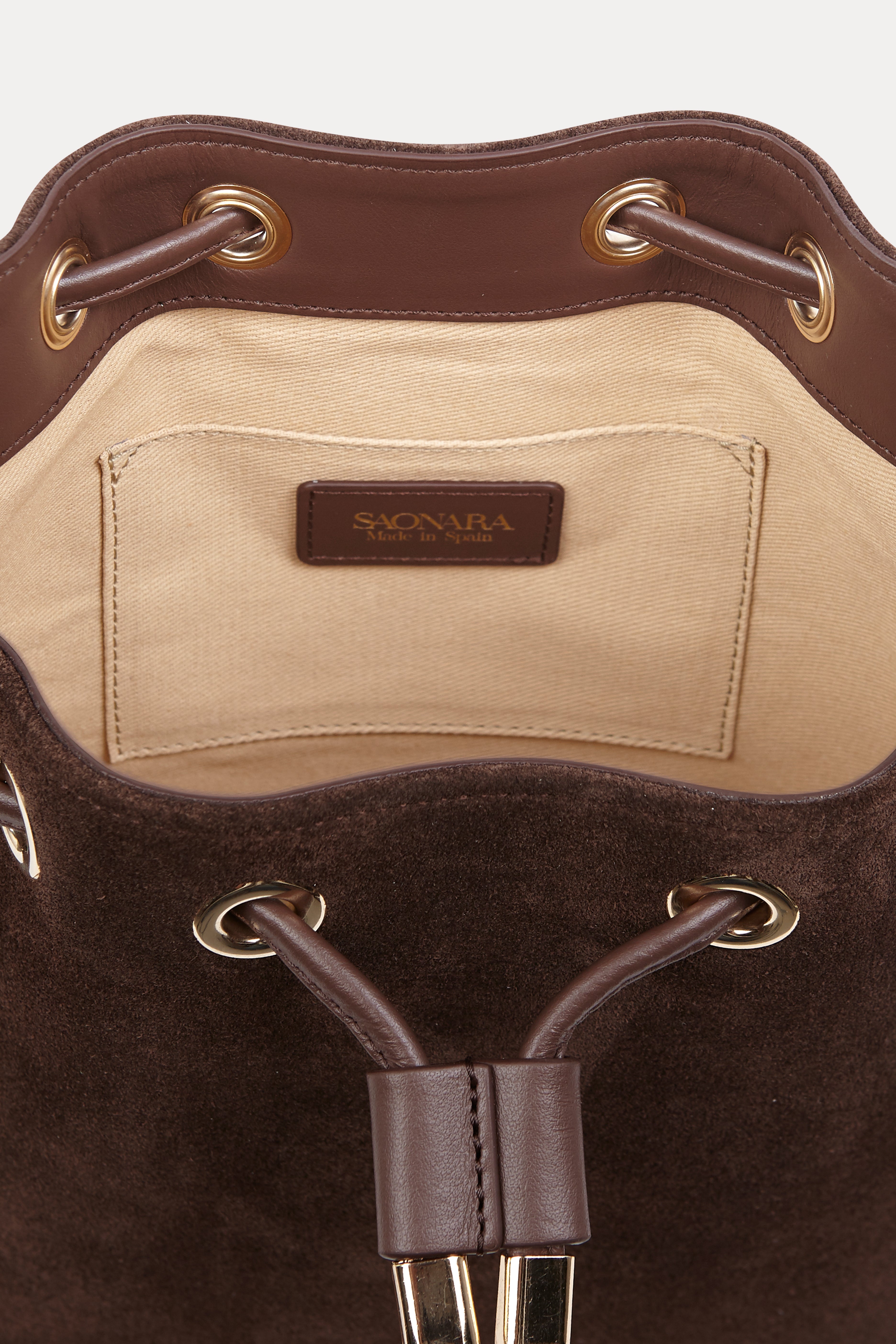 Bucket Bag Chocolat Suede (Limited Edition)