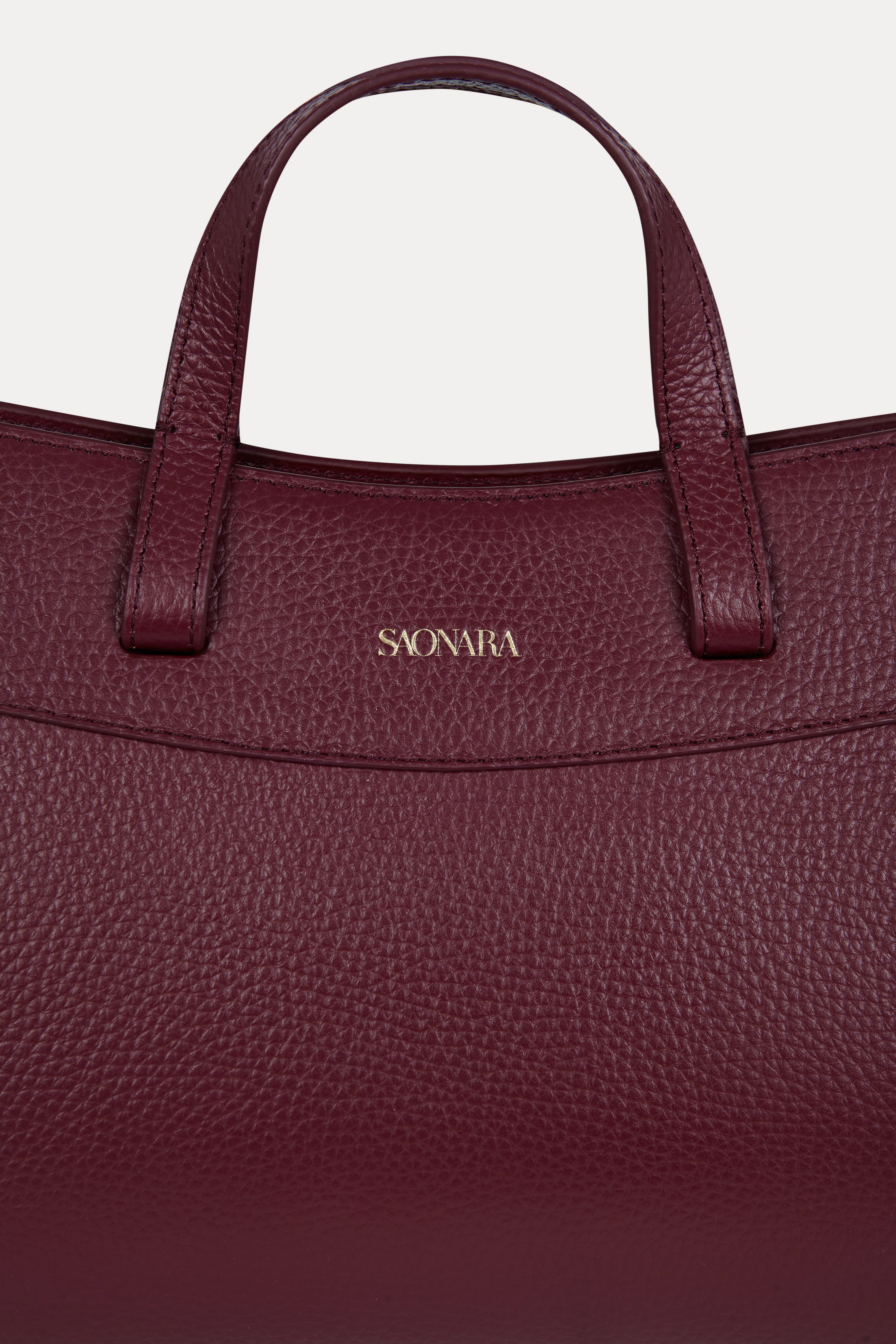 Mini Shopping Berry Leather