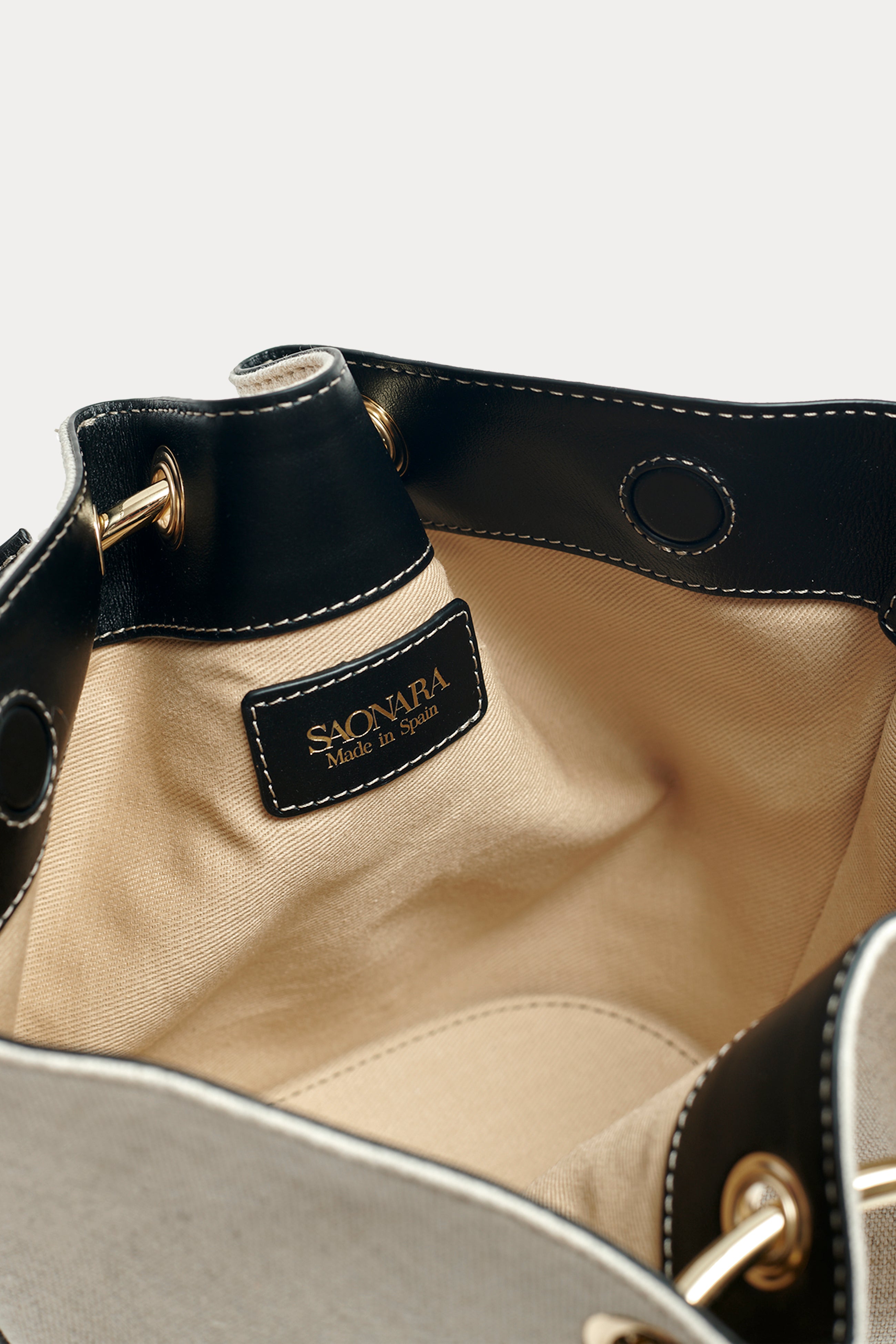 SAONARA MINI CAPAZO CARAMEL/CANVAS