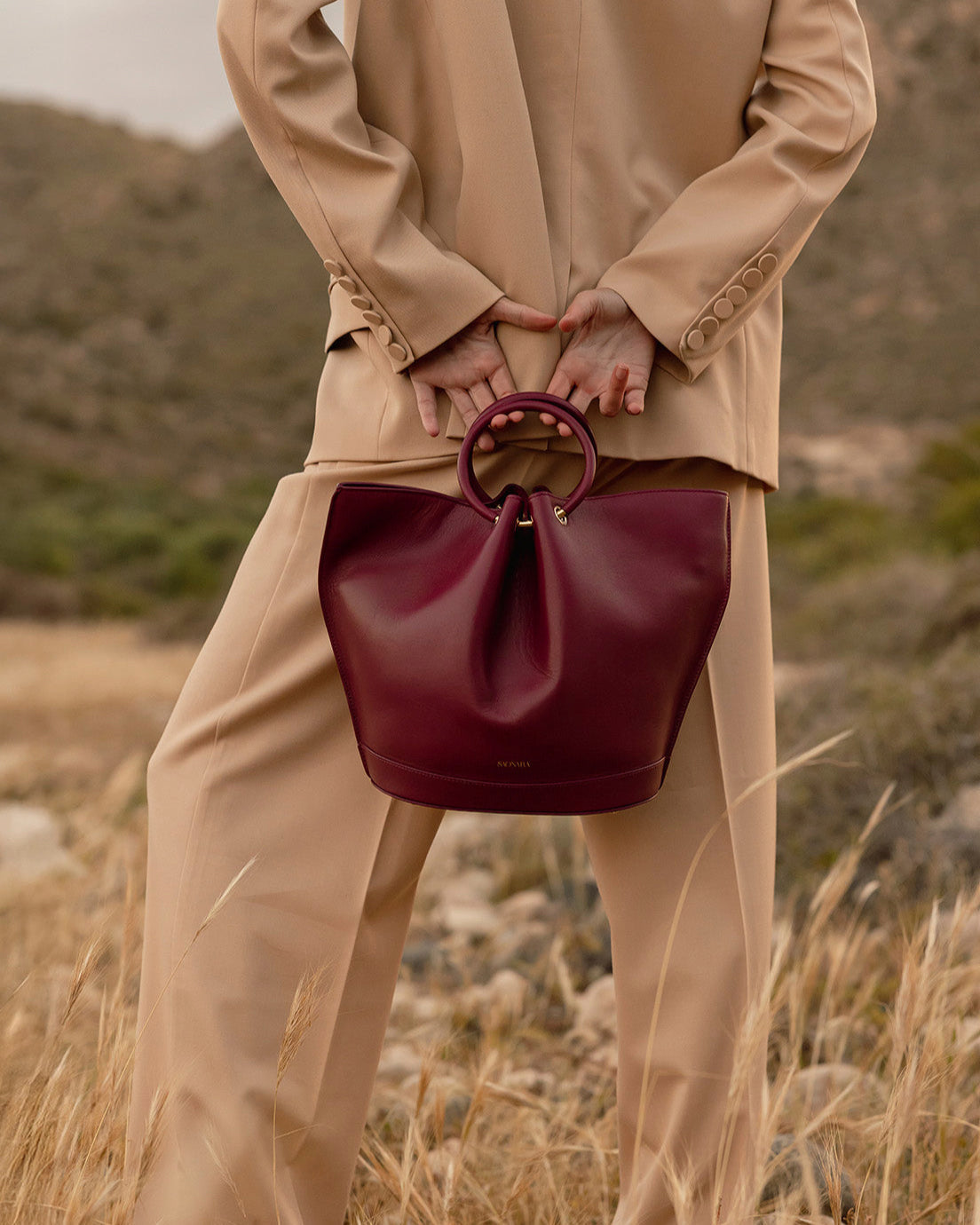 Bolso Saonara Capazo Piel