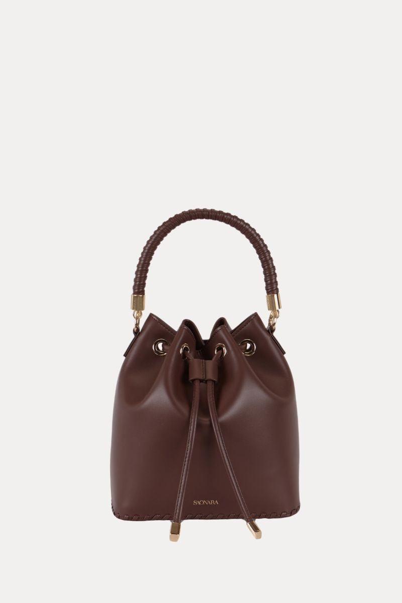 Bucket Bag Chocolat Leather