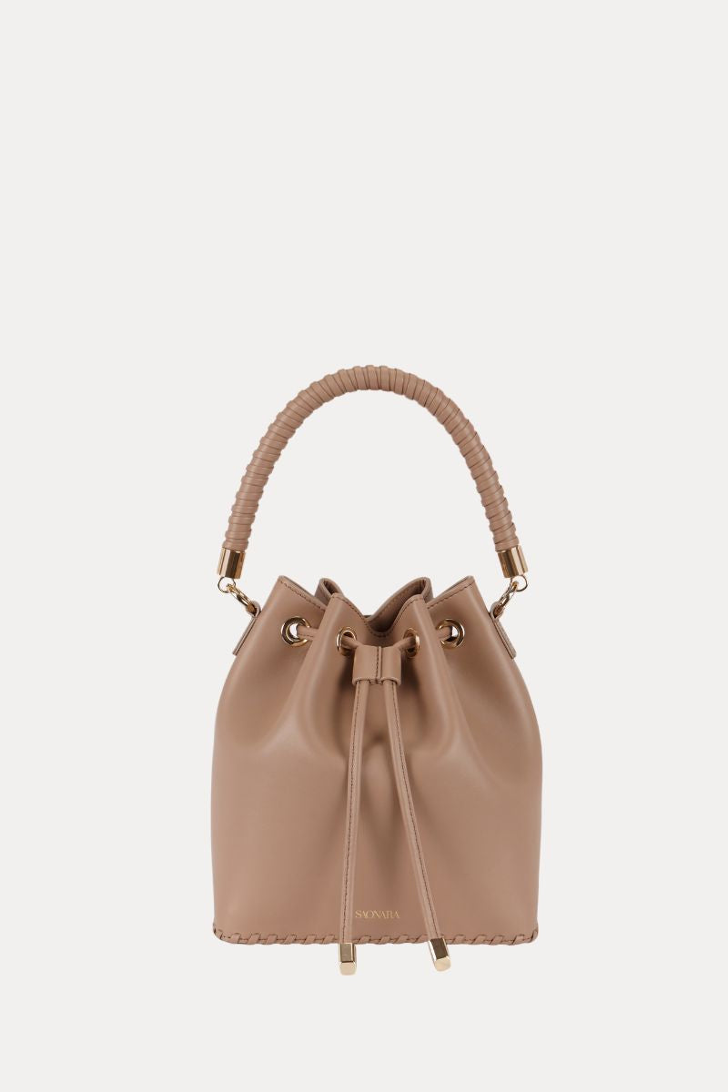 Bucket Bag Moka Leather