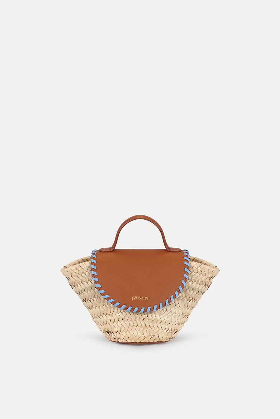 Mini Coquette Caramel/Blue Sky