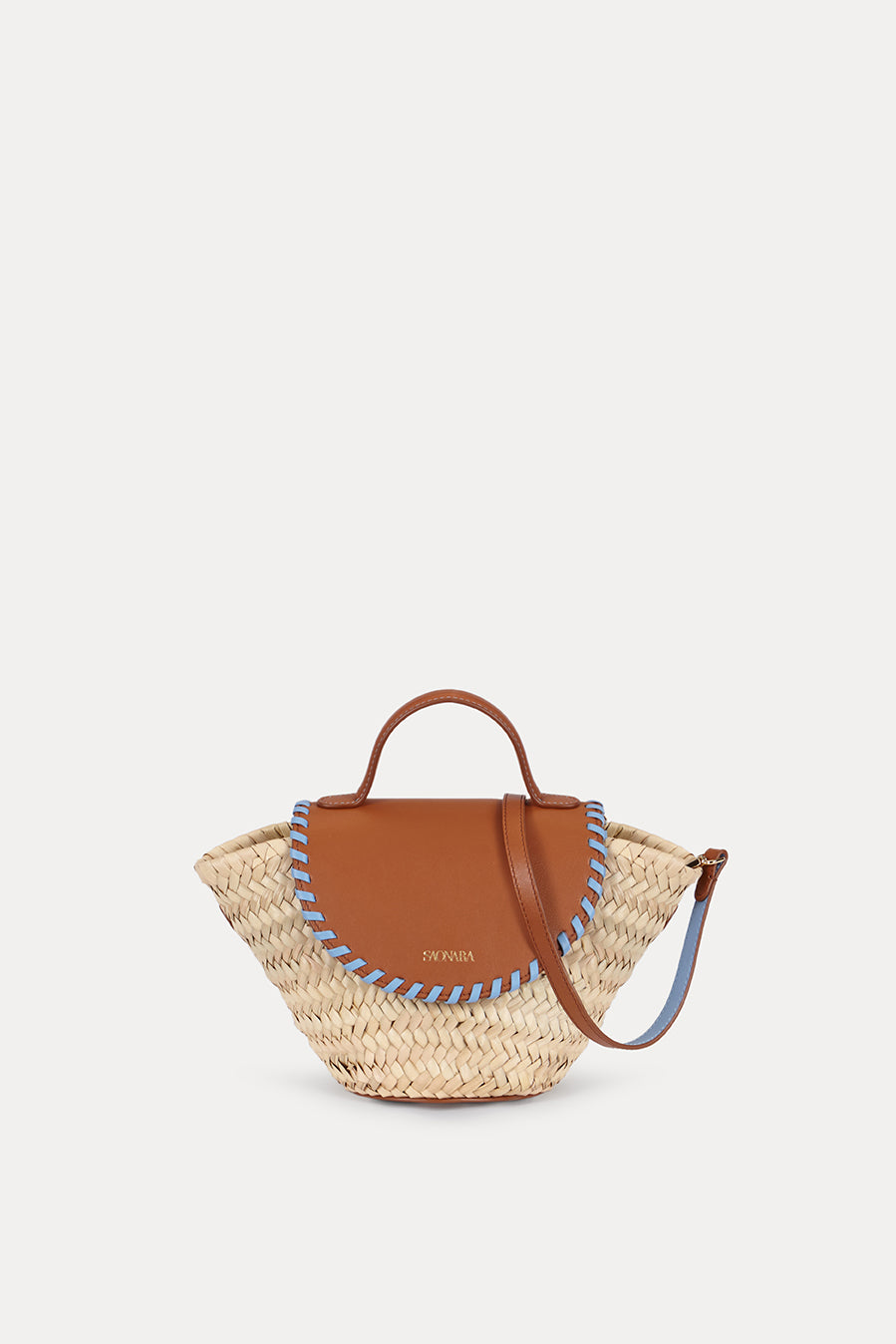 Mini Coquette Caramel/Blue Sky