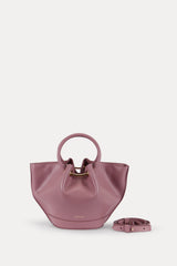 Mini Capazo Bag Rosae Leather