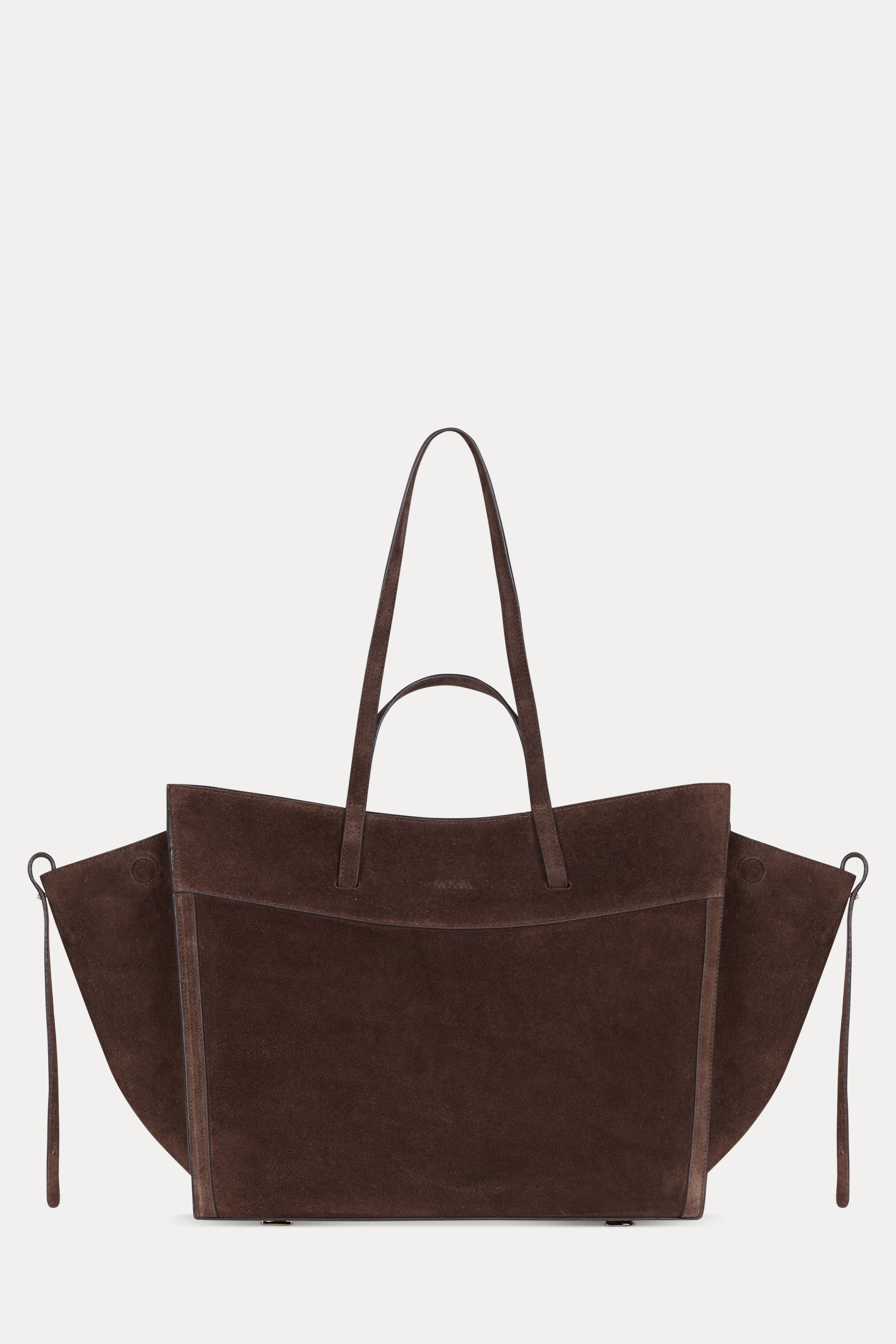 Shopping Bag Chocolat Suede