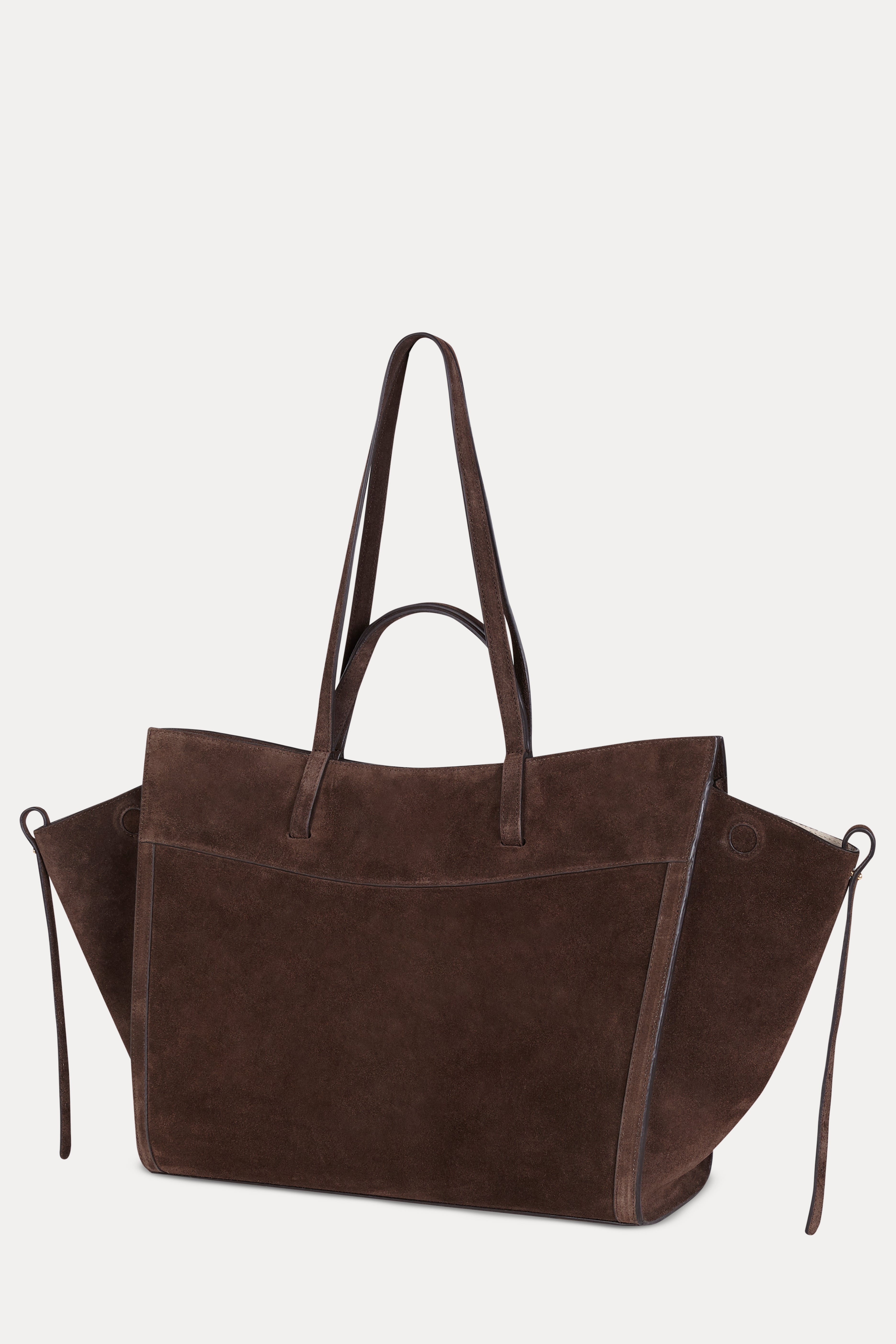 Shopping Bag Chocolat Suede
