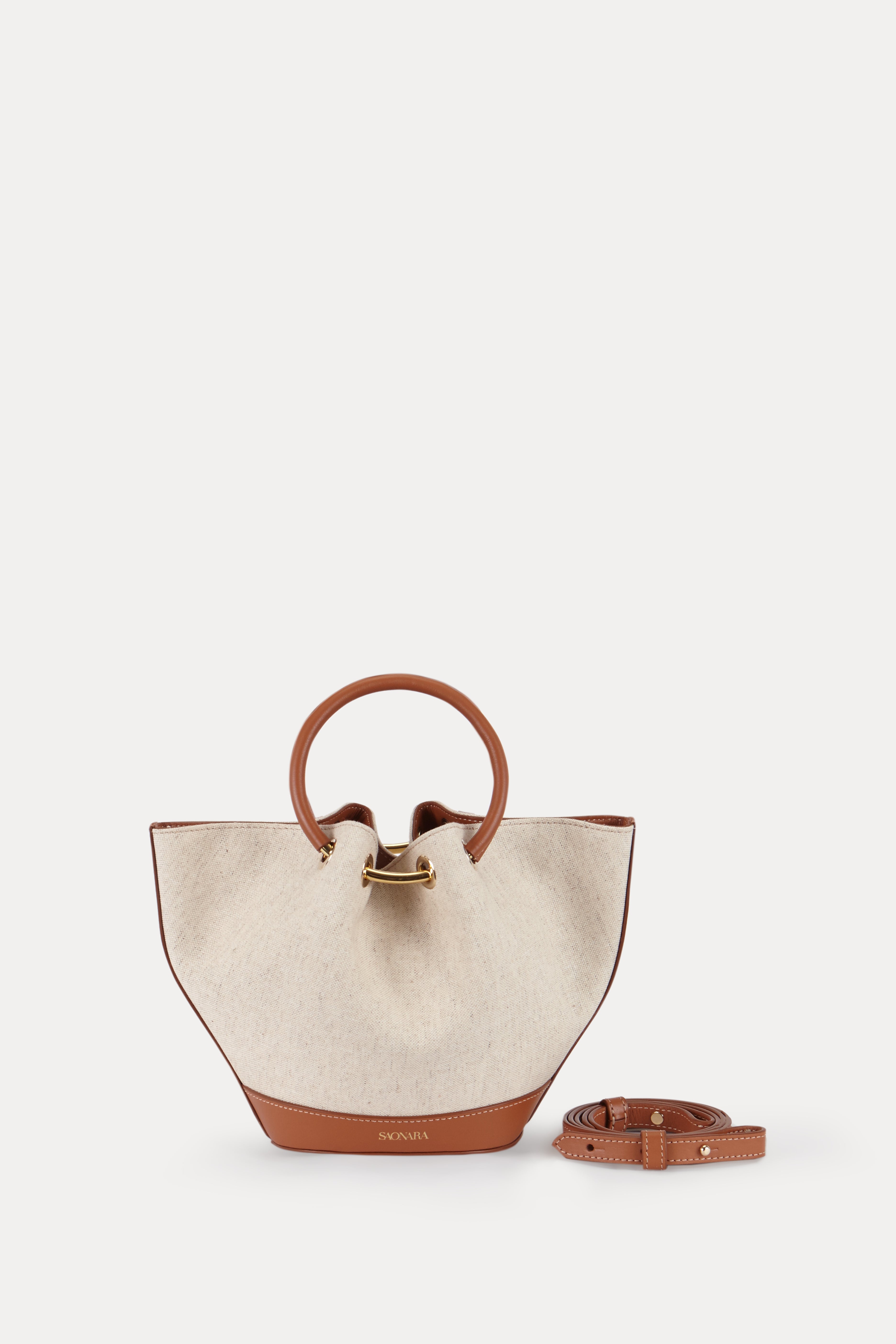 SAONARA MINI CAPAZO CARAMEL/CANVAS 