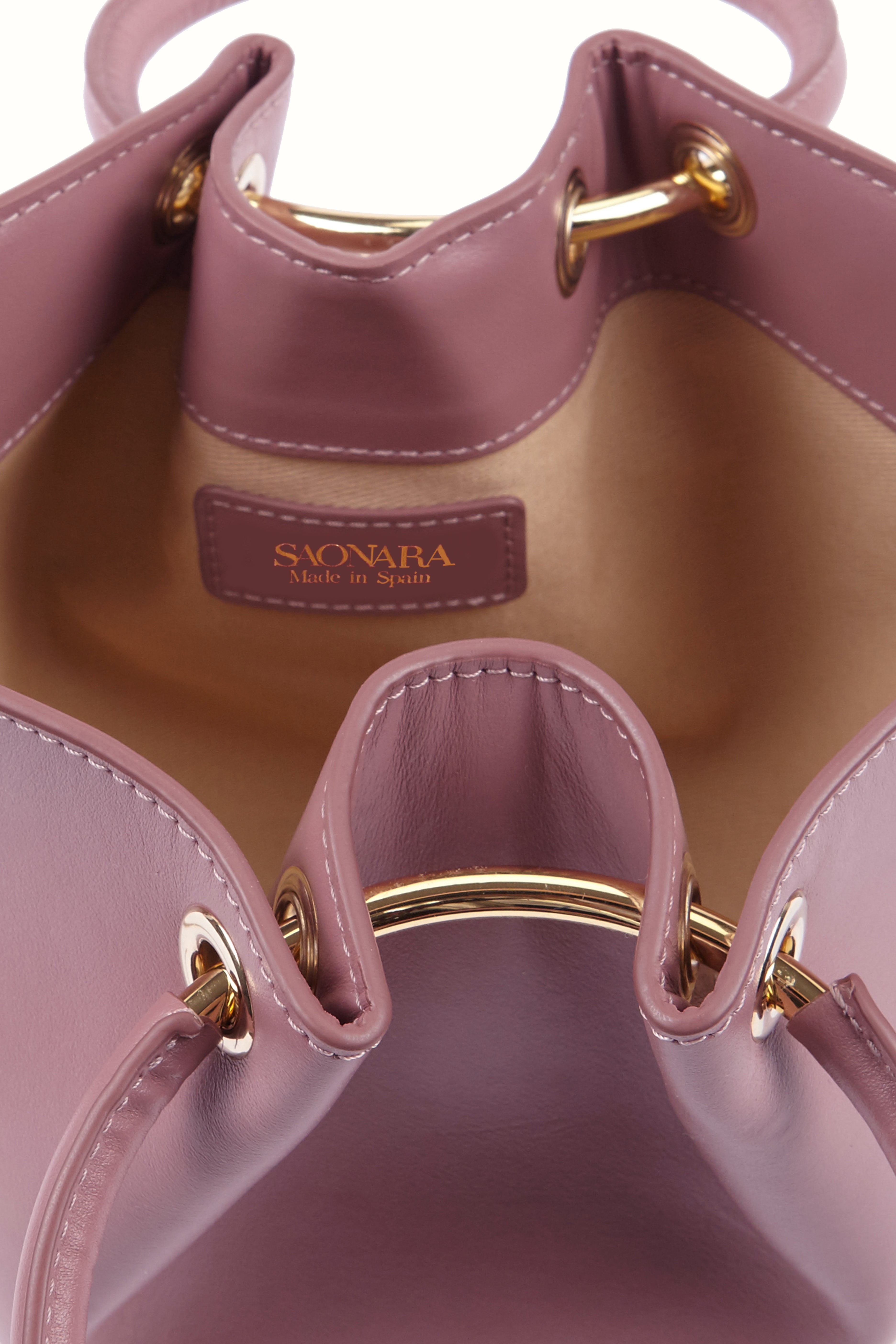 SAONARA MINI CAPAZO ROSAE LEATHER