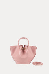 Mini Capazo Bag Peony Leather