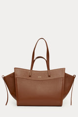 Shopping Bag Chestnut Leather