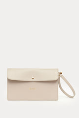 Wallet Taupe Leather