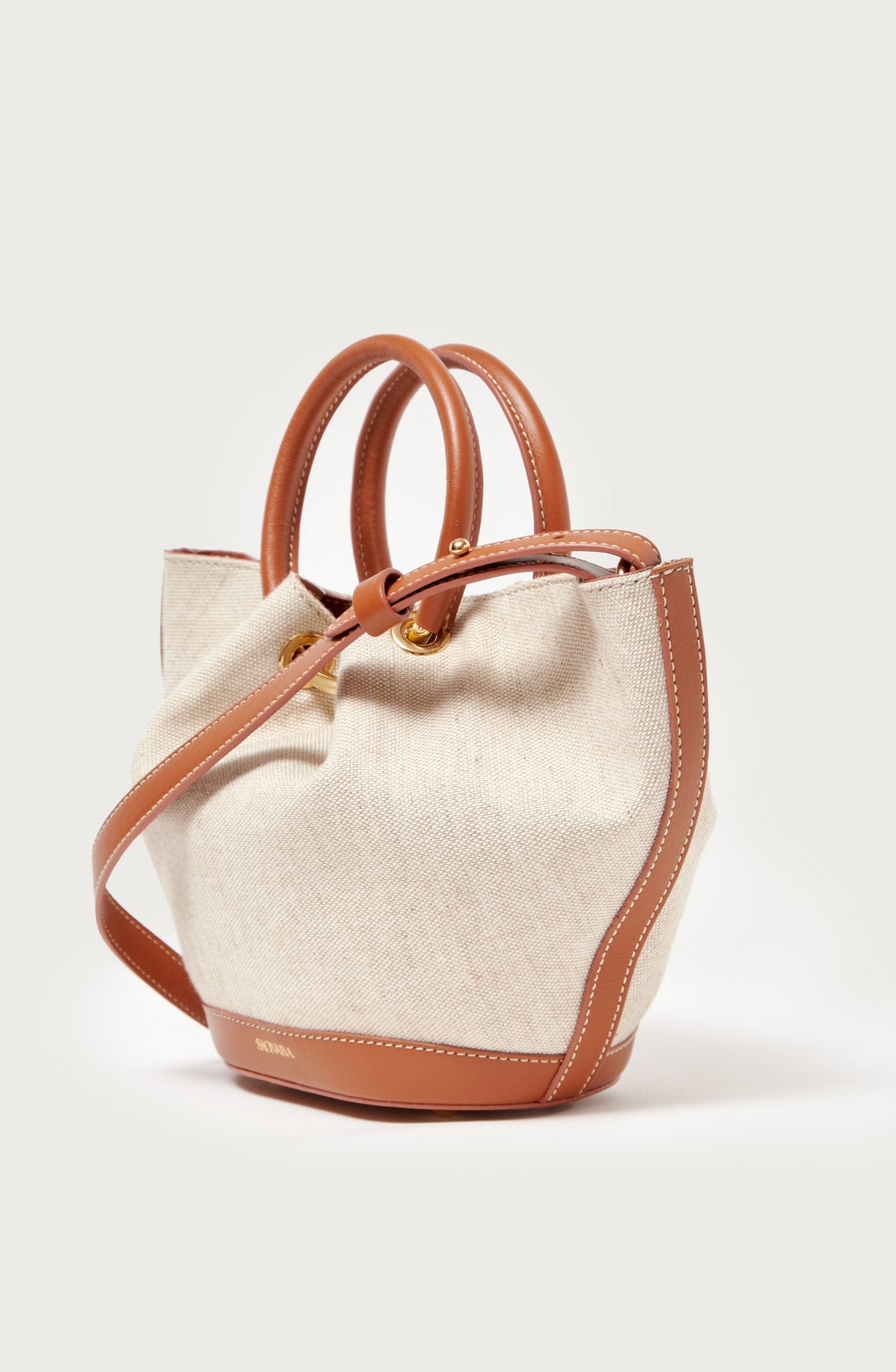 SAONARA MINI CAPAZO CARAMEL/CANVAS 